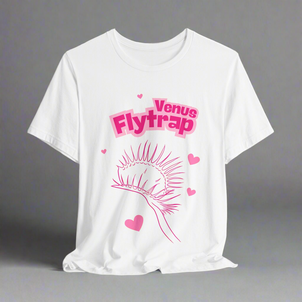 T-shirt with playful Venus Flytrap design