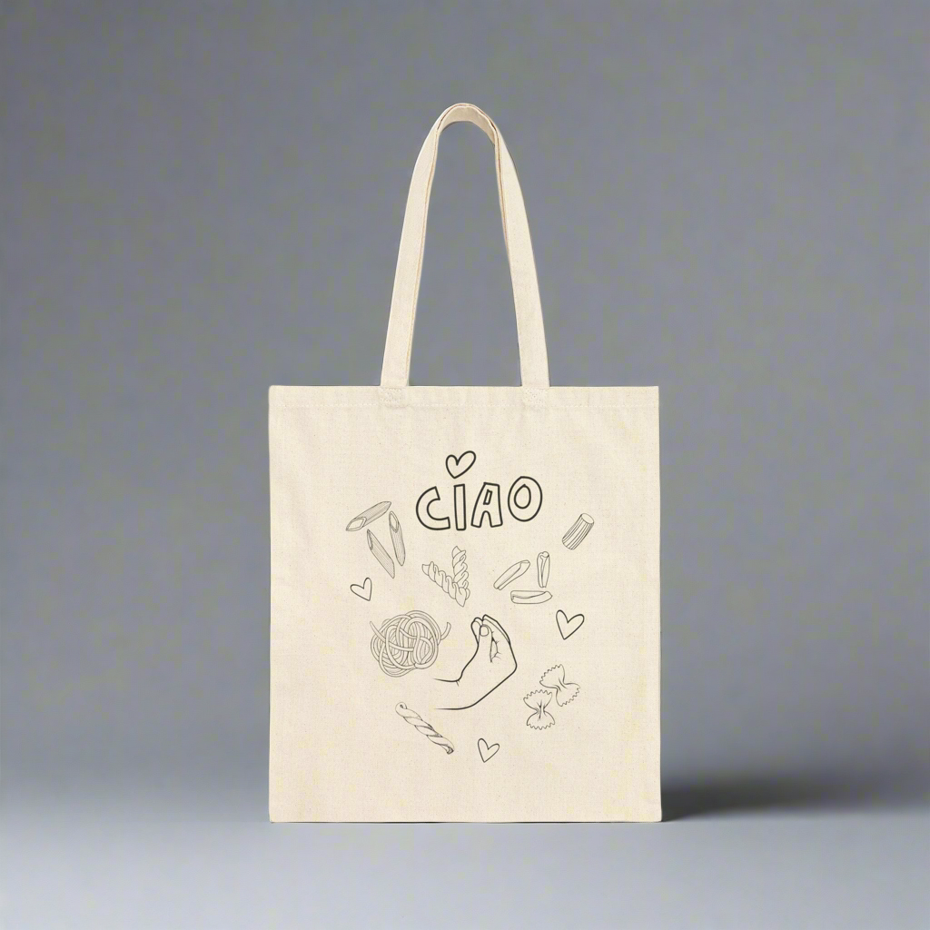 Ciao Canvas Tote Bag