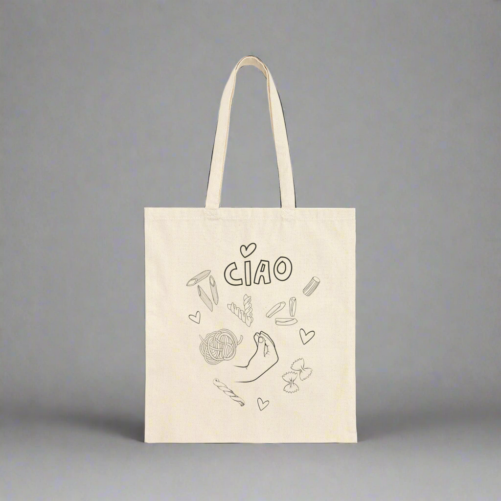 Ciao Canvas Tote Bag