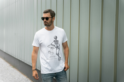 T-shirt with poisonous mushroom