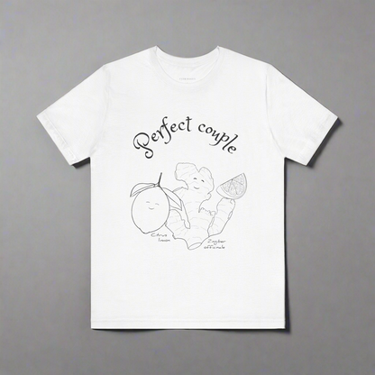 T-shirt for couples Ginger and Lemon