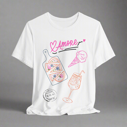 T-shirt with Italian cuisine 