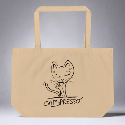 Catspresso Large Tote bag