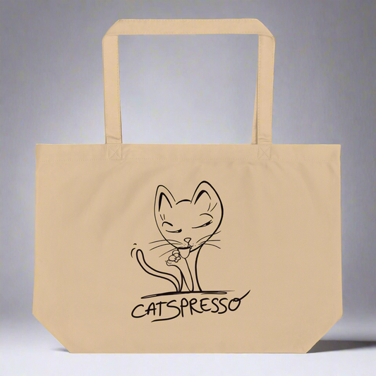 Catspresso Large Tote bag