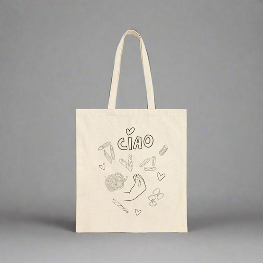 Ciao Canvas Tote Bag