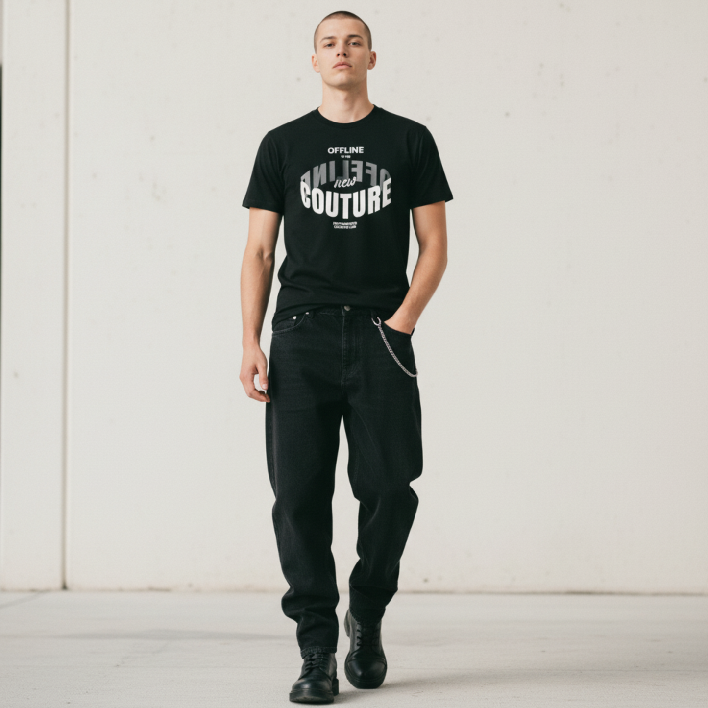 Offline Couture Unisex Black