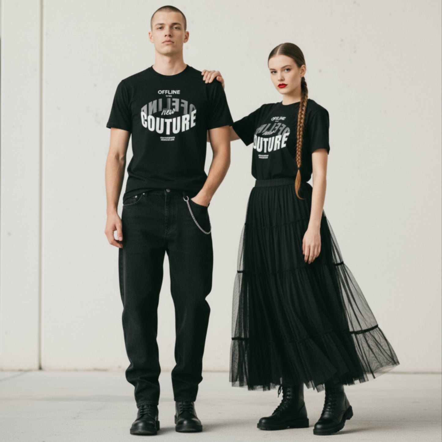 Offline Couture Unisex Black