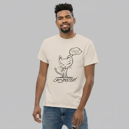 Coffee cat with espresso cup