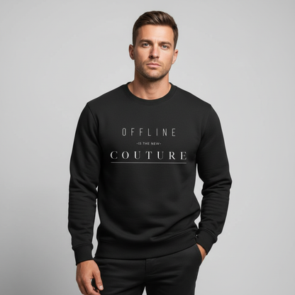 Offline is the new couture text